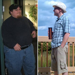 Chuck Carroll before and after weight loss